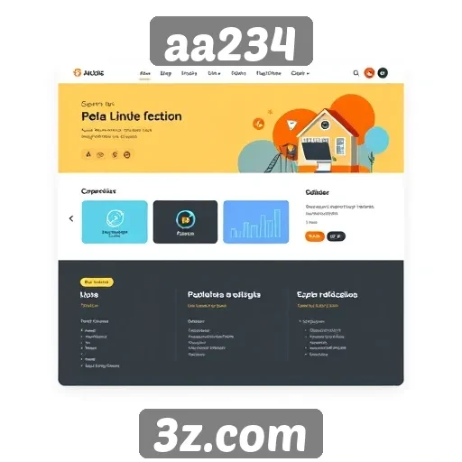 Inovação no design de interfaces no site aa234