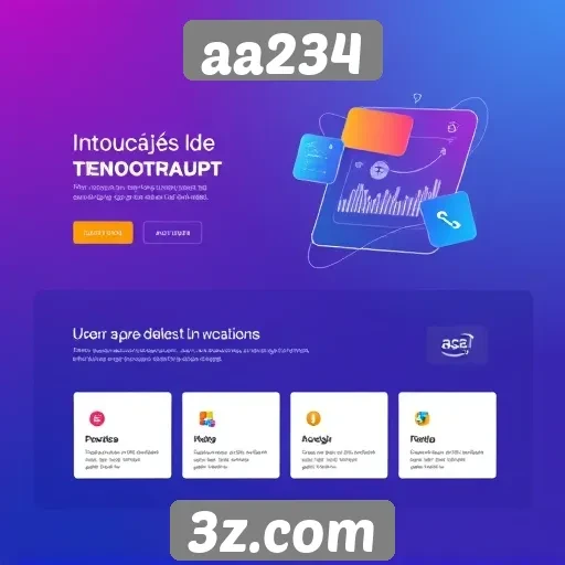 Inovações tecnológicas do site aa234